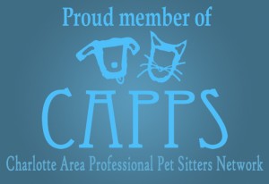 Proud Member of Charlotte Area Professional Pet Sitters 